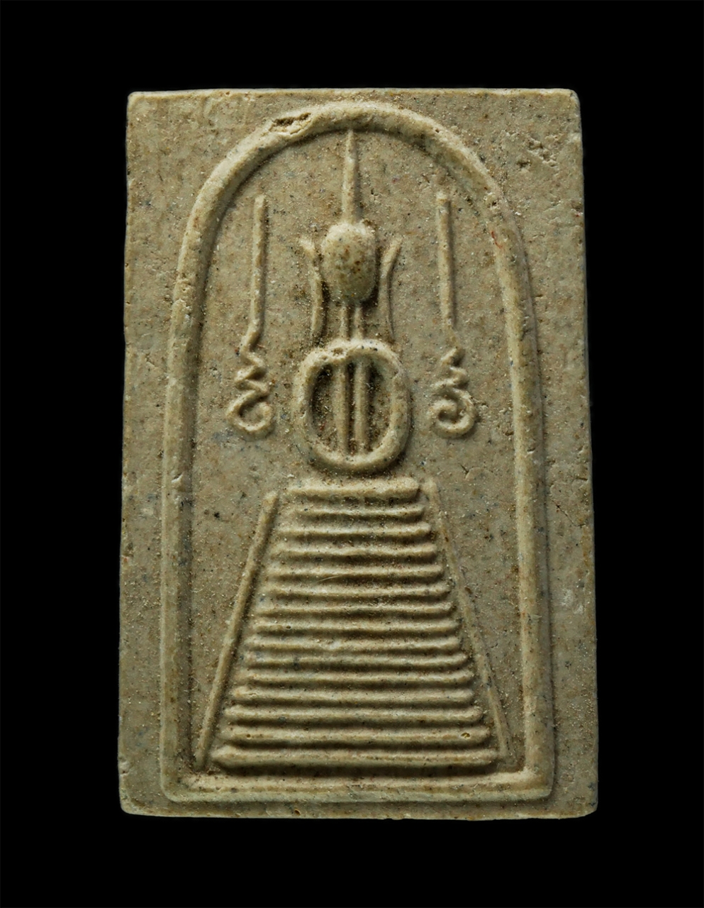 พระผงกล่องขาว17 (81)p.jpg - พระสมเด็จหลวงปู่ภู จนฺทเกสโร (พระครูธรรมานุกูล) พิมพ์แซยิด(ย้อนยุค) หลังปั้มตราวัด วัดอินทรวิหาร จ.กรุงเทพฯ เนื้อผงพุทธคุณ ผงว่าน ผงพระเก่าหลวงปู่ภู | https://kamulet.in.th